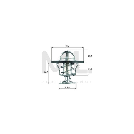 MAHLE ORIGINAL TX 102 82D Engine thermostat Opening Temperature: 82��C, with seal | ML Performance Car Parts