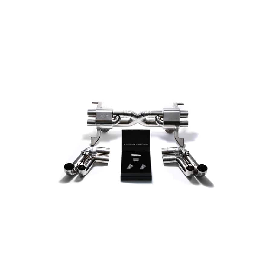 Armytrix AUR11S-DC15 Stainless Steel Valvetronic Exhaust System Dual Carbon Tips Audi R8 V10 MK1 Coupe | Spider 2009-2012 | ML Performance UK UK Car Parts