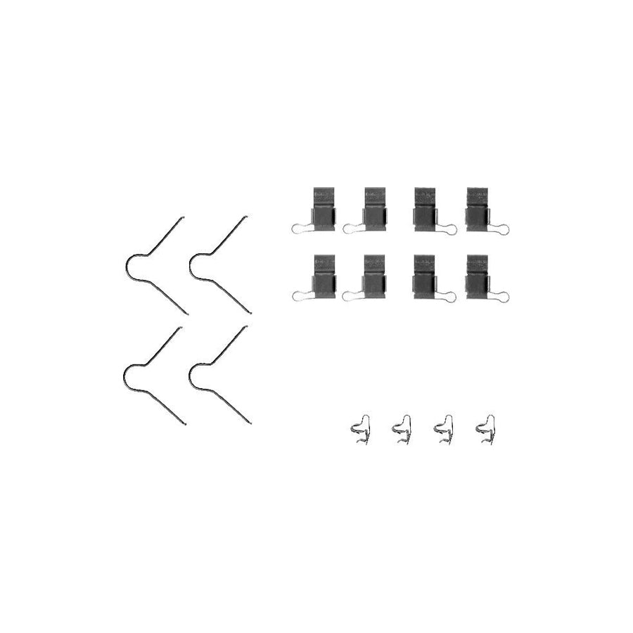 Hella 8DZ 355 204-001 Accessory Kit, Disc Brake Pads For Toyota Hilux Pick-Up