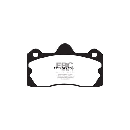 EBC DP3060C Lotus Evora Redstuff Rear Brake Pads - AP Caliper 2 | ML Performance UK Car Parts