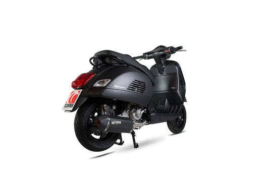 Scorpion RVE211BCER Vespa Serket Parallel Full System - Black Ceramic Coated Sleeve (GTS 125 / GTS250 / GTS300) | ML Performance UK UK