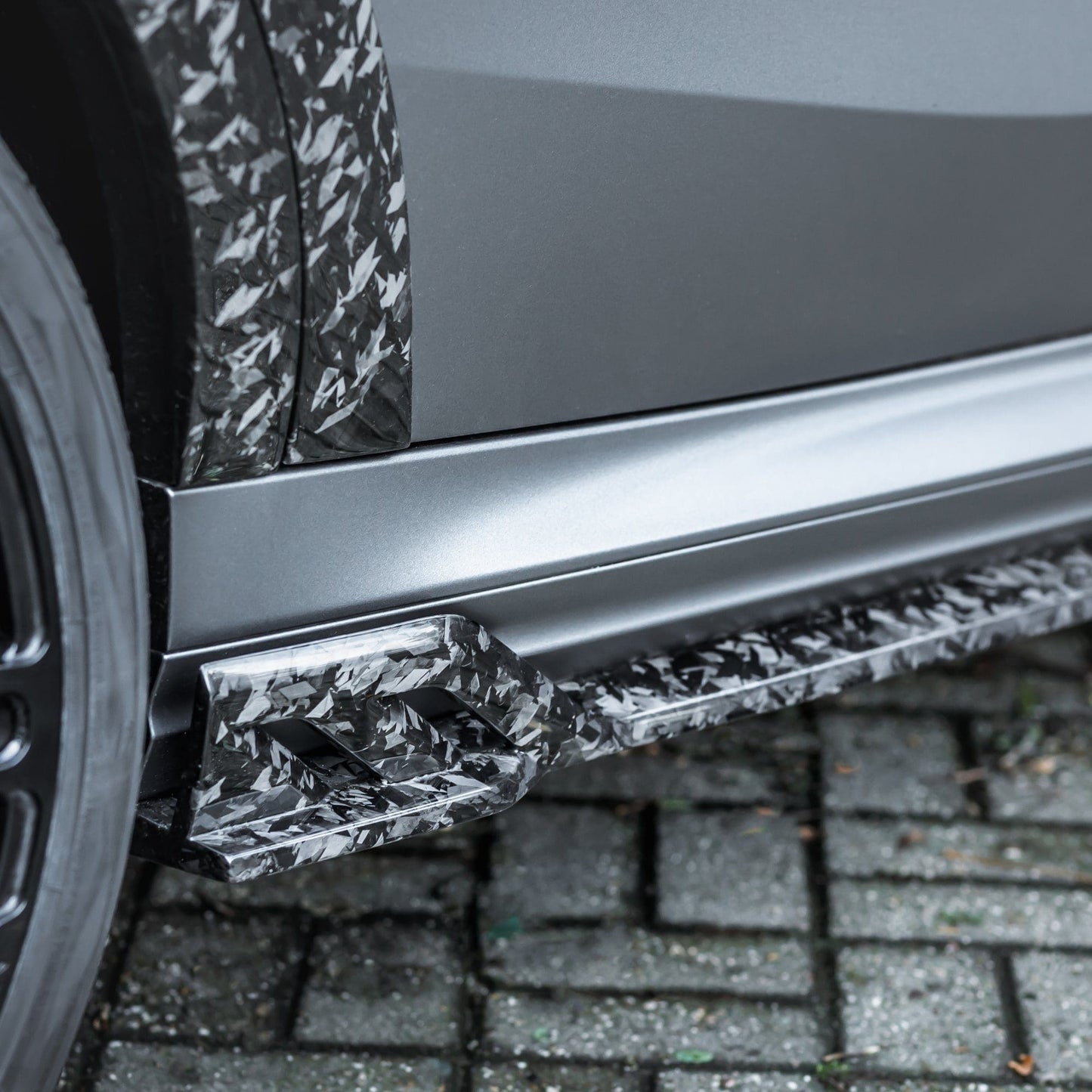 MANHART MH3F9611007 FORGED CARBON SIDE SKIRTS FOR BMW F96 X6M (COMPETITION)