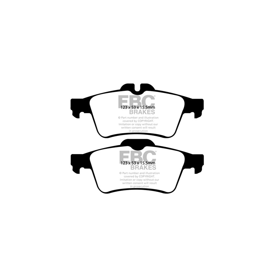 EBC PD14KR328 Ford Focus Mk3 Bluestuff Rear Brake Pad & GD Disc Kit - ATE Caliper 2 | ML Performance UK Car Parts