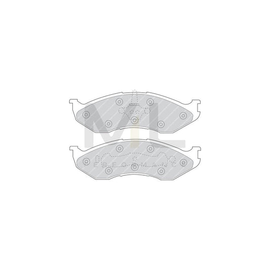 Ferodo Premier Eco Friction Fdb1505 Brake Pad Set With Acoustic Wear Warning, Without Accessories | ML Performance Car Parts