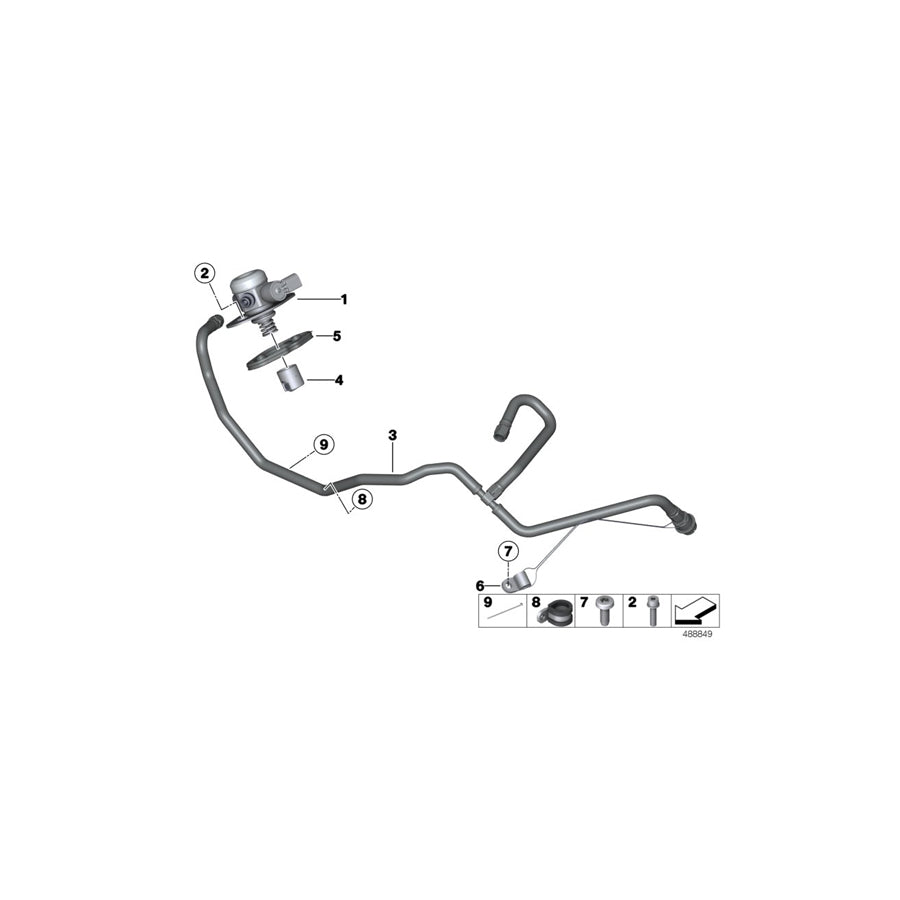 Genuine BMW 11518423393 Clamp 20X20-W4 (Inc. M6 GT3) | ML Performance UK Car Parts