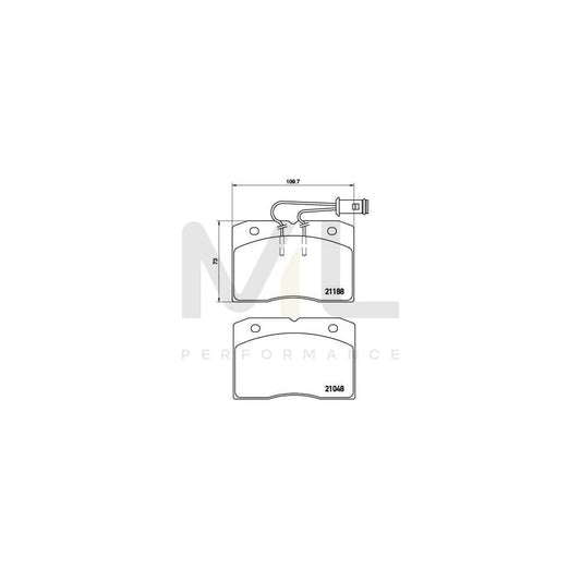 Brembo P A6 009 Brake Pad Set | ML Performance Car Parts