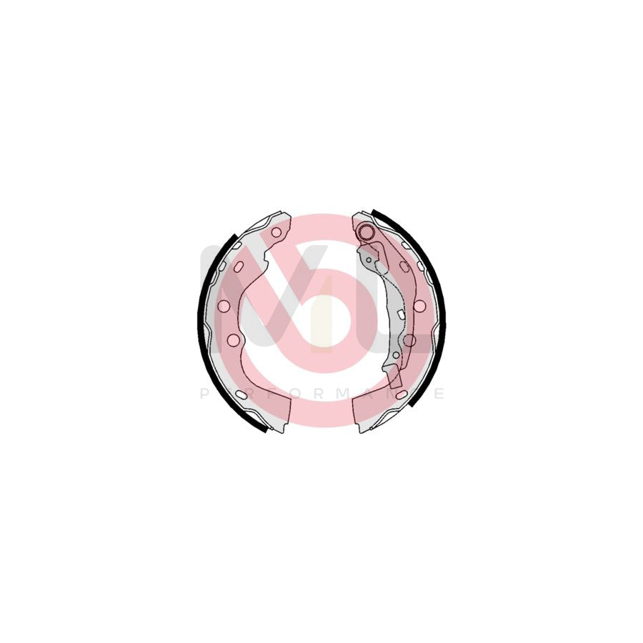 BREMBO S 78 510 Brake Shoe Set with handbrake lever | ML Performance Car Parts