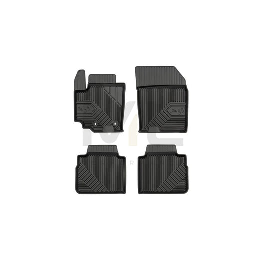 FROGUM Tailored 77408036 Floor mat set for SUZUKI SX4 II S-Cross (JY) Elastomer, Front and Rear, Quantity: 4, Black | ML Performance Car Parts