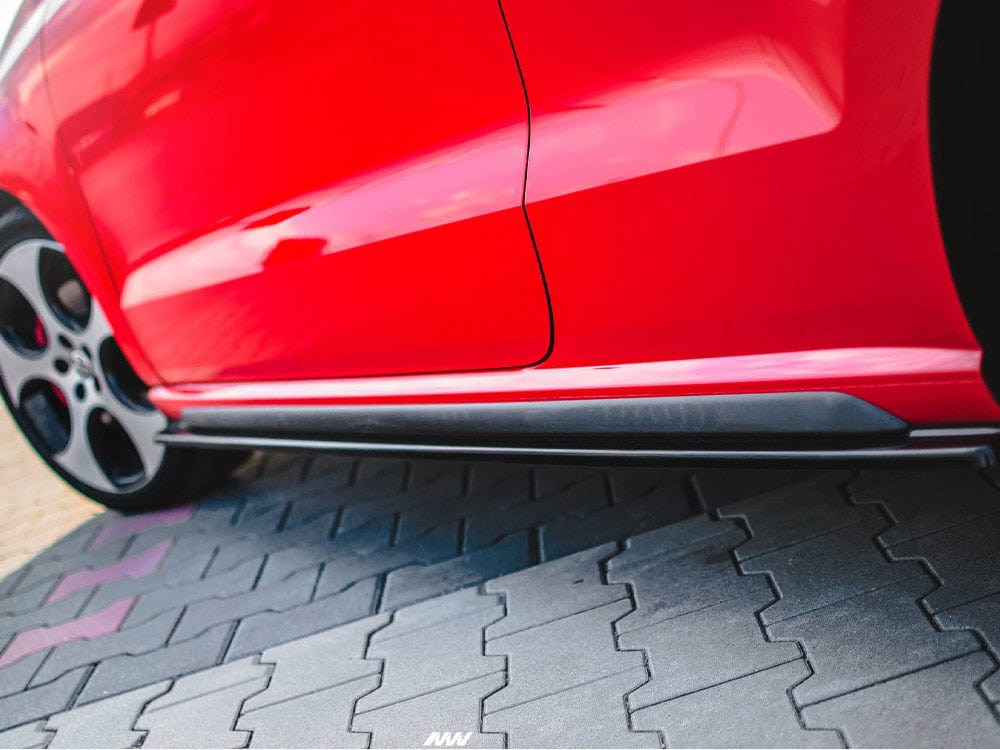 Maxton Design VW-PO-5-GTI-SD1T Side Skirts Splitters VW Polo MK5 GTI 6r Pre-facelift (2009-2014) | ML Performance UK Car Parts