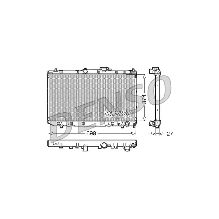 Denso DRM50016 Drm50016 Engine Radiator For Toyota Avensis | ML Performance UK