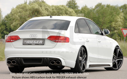 Rieger 00055514 Audi B8 B81 A4 Rear Diffuser 6 | ML Performance UK Car Parts