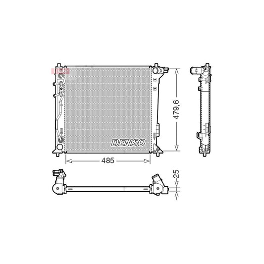 Denso DRM41030 Drm41030 Engine Radiator For Kia Sportage Iv (Ql, Qle) | ML Performance UK