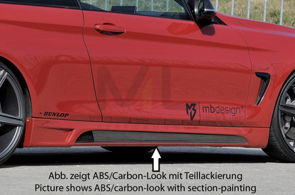 Rieger 00099245 BMW 4 Series F32 F33 Side Skirt 1 | ML Performance UK Car Parts