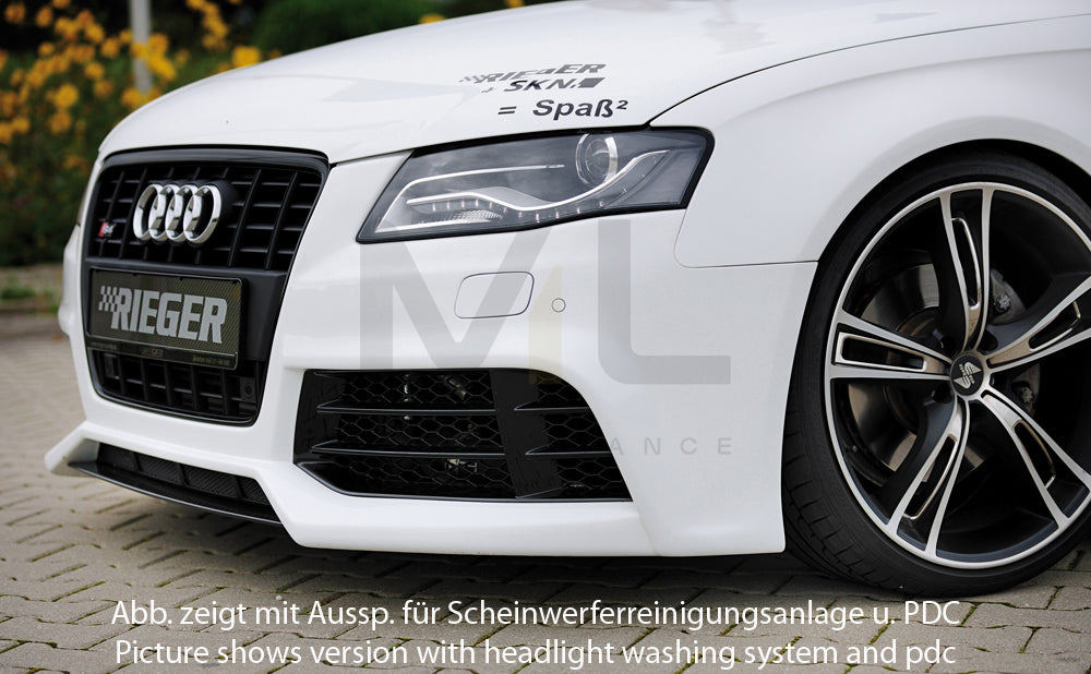 Rieger 00055524 Audi B8 B81 Front Bumper (A4 & S4) 4 | ML Performance UK Car Parts