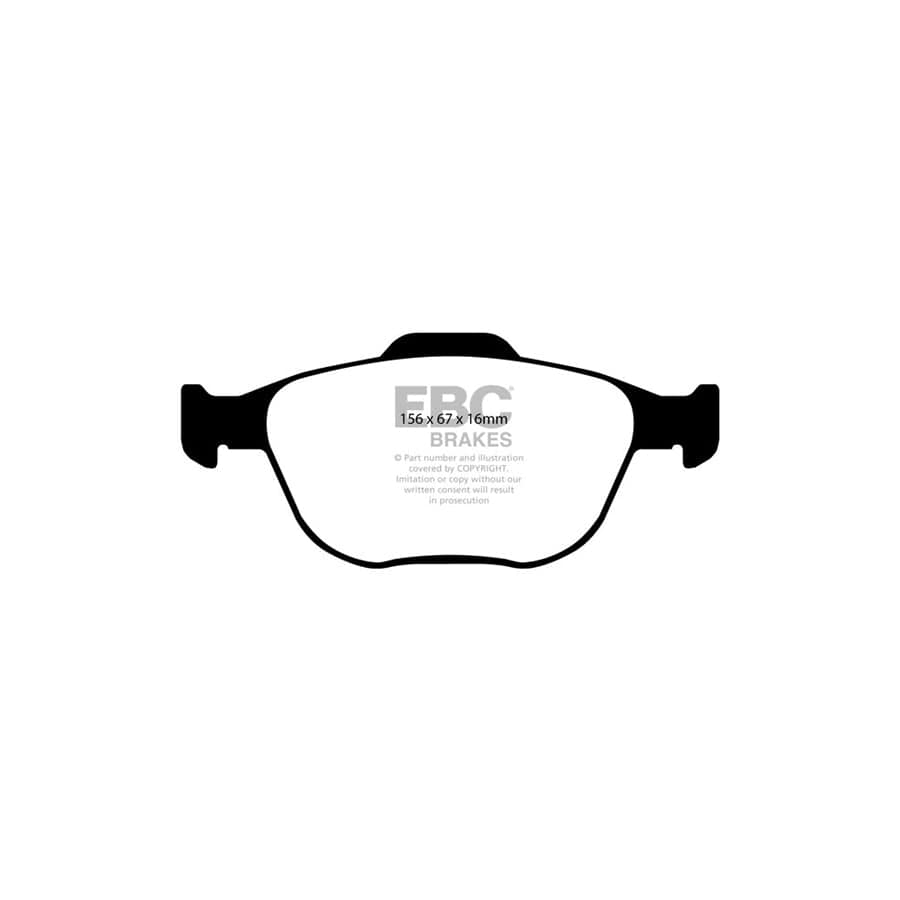 EBC PD40K740 Ford Fiesta Mk6 Ultimax Pad & Plain Disc Kit - Girling/TRW Caliper 2 | ML Performance UK Car Parts