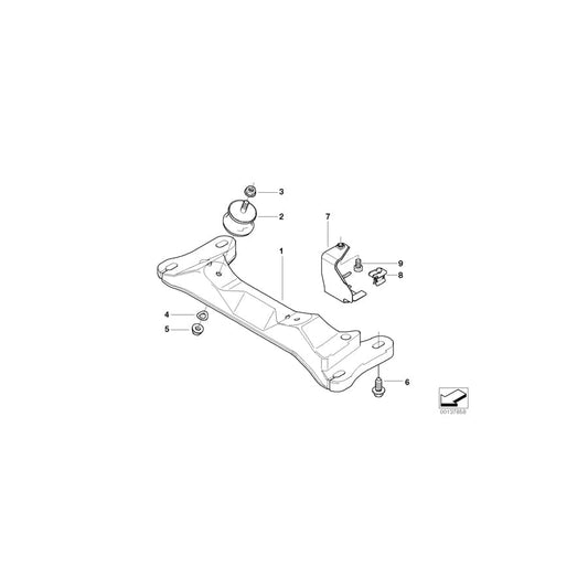 Genuine BMW 11787543744 E46 E85 Bracket For Lambda Probe Cable (Inc. 316ti, 316i & 318Ci) | ML Performance UK Car Parts