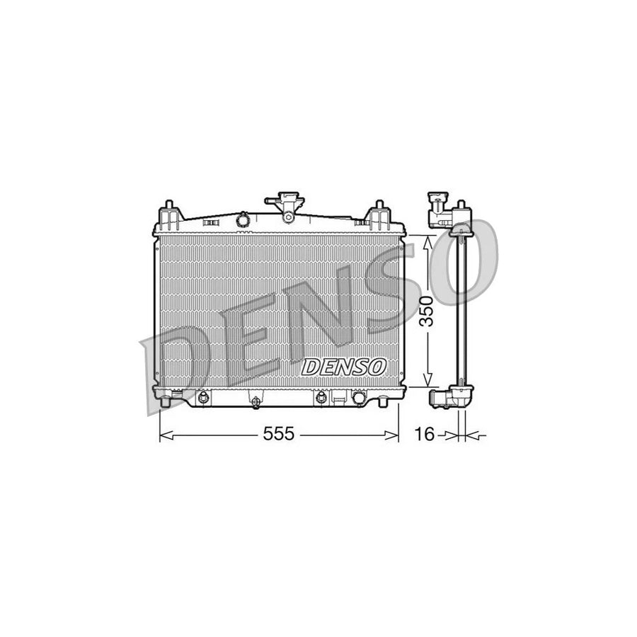 Denso DRM44018 Drm44018 Engine Radiator For Mazda 2 Hatchback (De, Dh) | ML Performance UK
