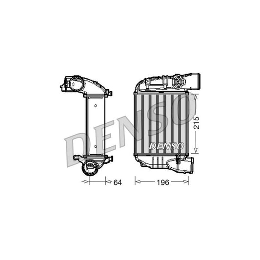 Denso DIT02003 Dit02003 Intercooler For Audi A4 | ML Performance UK