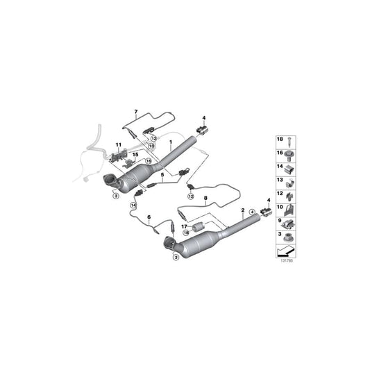 Genuine BMW 11787532669 E53 Cable Holder (Inc. X5 4.4i & X5 4.8is) | ML Performance UK Car Parts