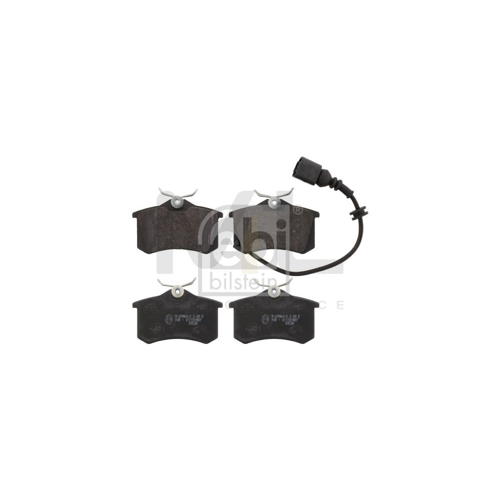 Febi Bilstein 16639 Brake Pad Set Rear Axle, Incl. Wear Warning Contact | ML Performance Car Parts