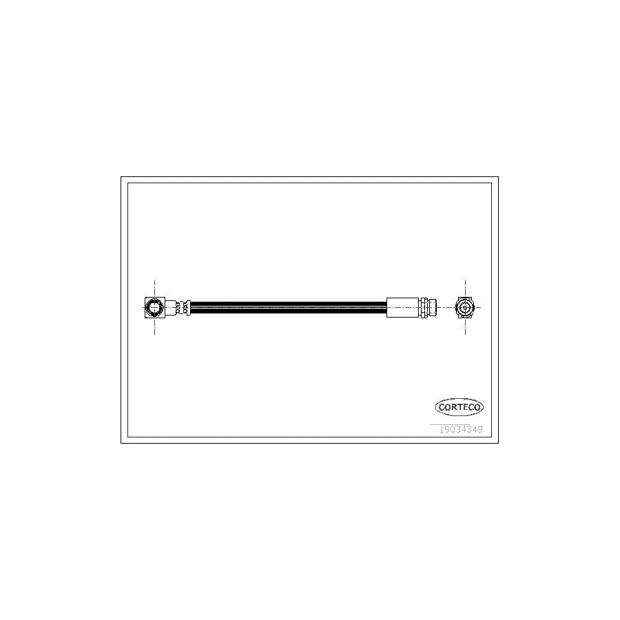 Corteco 19034349 Brake Hose For Ford Mondeo Mk2 Estate (Bnp) | ML Performance UK