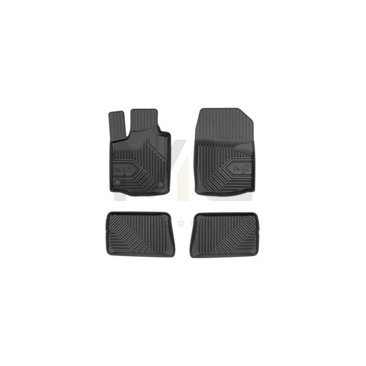 FROGUM Tailored, No.77 77426467 Floor mat set for RENAULT Twingo II Hatchback Elastomer, Front and Rear, Quantity: 4, Black | ML Performance Car Parts