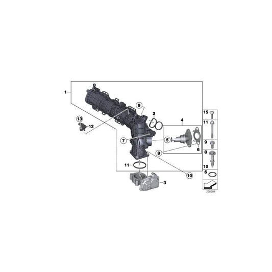 Genuine BMW 11618507332 R56 Profile-Gasket (Inc. One D, Cooper SD & Cooper D 2.0) | ML Performance UK Car Parts