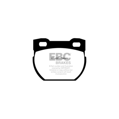 EBC PLK1584 Land Rover Defender 110/130 Yellowstuff Pads and Brake Line Performance Pack - Lockheed Caliper 3 | ML Performance UK Car Parts