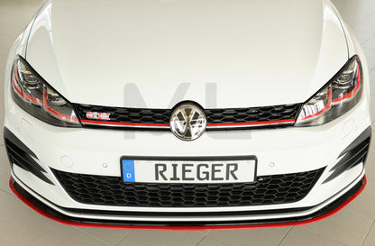 Rieger 00059515 VW Mk7 Golf GTI-TCR Front Splitter 5 | ML Performance UK Car Parts
