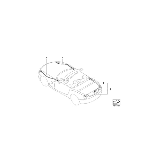 Genuine BMW 61116933040 E85 Repair Wiring Set For Trunk Lid (Inc. Z4 2.2i, Z4 3.0i & Z4 2.5i) | ML Performance UK