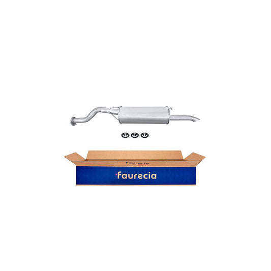 Hella 8LD 366 026-781 Rear Silencer For Rover 400 Saloon (XW)