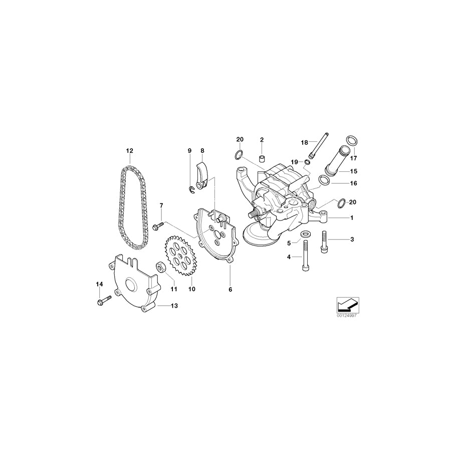 Genuine BMW 11417830026 E39 Oil Pump (Inc. M5) | ML Performance UK Car Parts