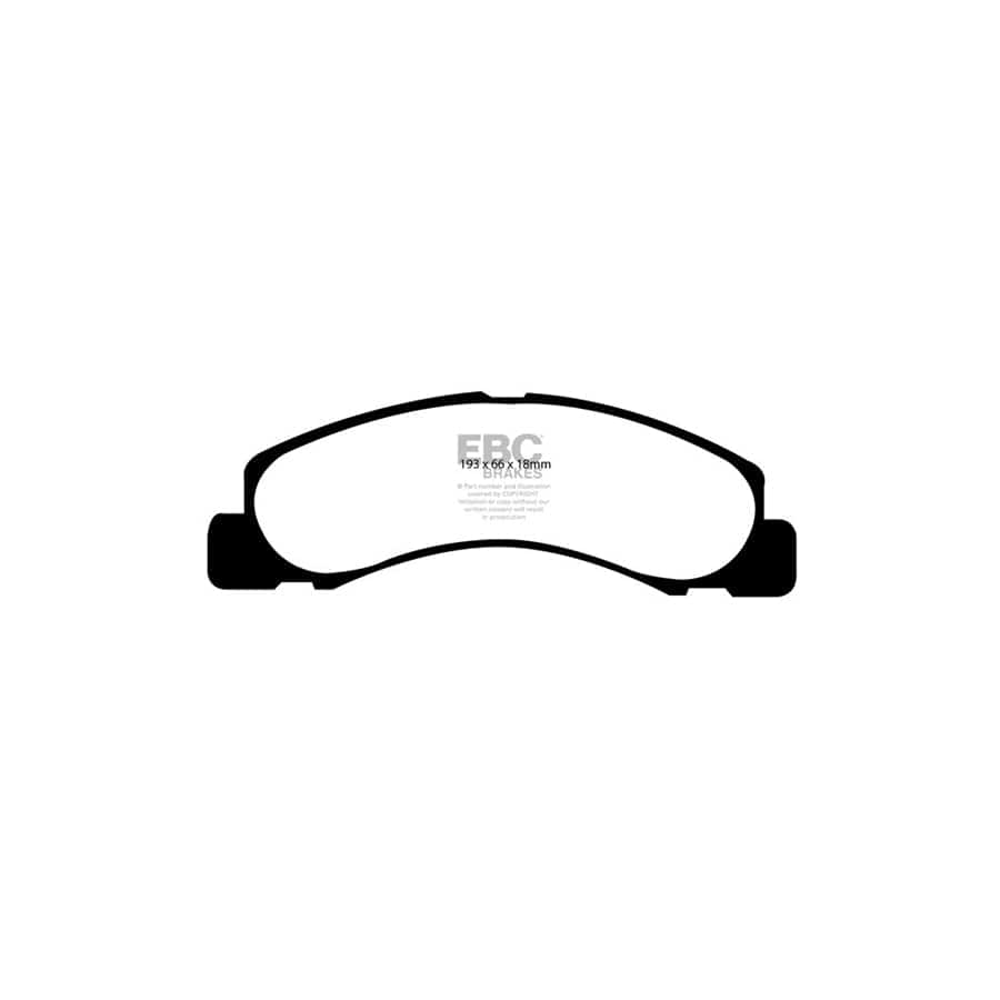 EBC PDKF706 Ford Excursion Ultimax Front Brake Pad & Plain Disc Kit 2 | ML Performance UK Car Parts