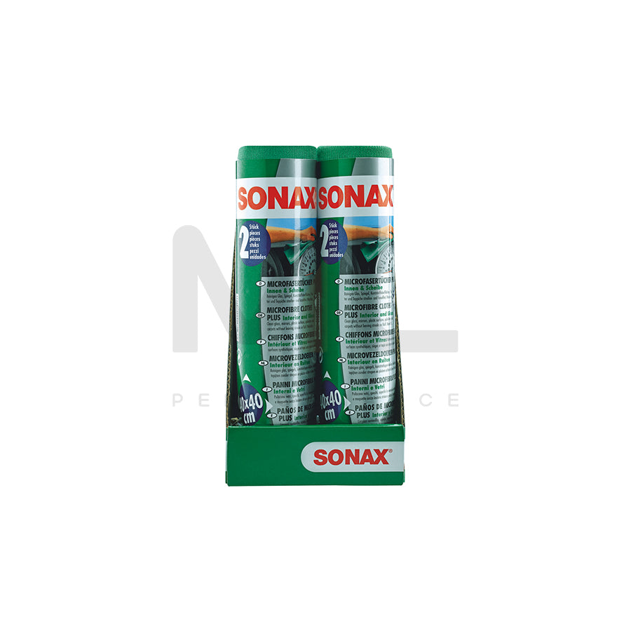 Sonax Microfibre Cloths PLUS Interior and Glass 2pcs. | ML Performance Car Care