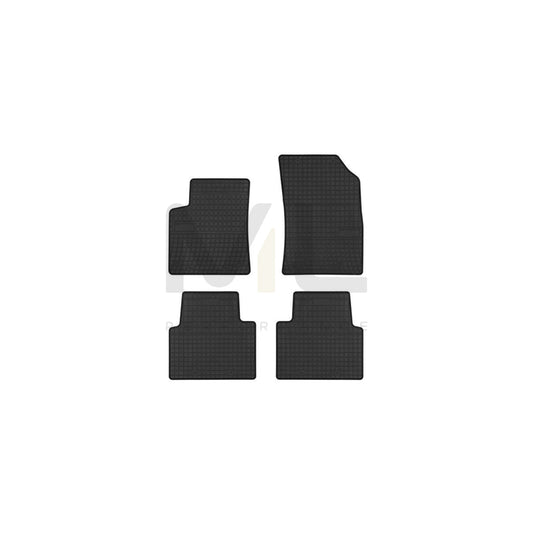 FROGUM Tailored 401716 Floor mat set Elastomer, Front and Rear, Quantity: 4, Black | ML Performance Car Parts