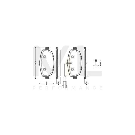 Bosch 0986Tb3129 Brake Pad Set For Lancia Ypsilon Ii (843) Excl. Wear Warning Contact  | ML Performance Car Parts