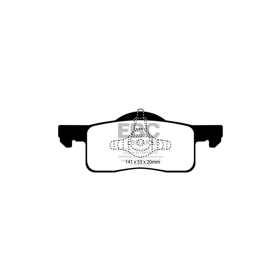 EBC DP61652 Ford Lincoln Greenstuff Rear Brake Pads (Inc. Expedition & Navigator) 2 | ML Performance UK Car Parts