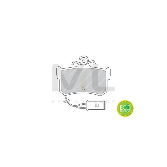 Ferodo Premier Fdb240 Brake Pad Set For Ford Granada Incl. Wear Warning Contact | ML Performance Car Parts