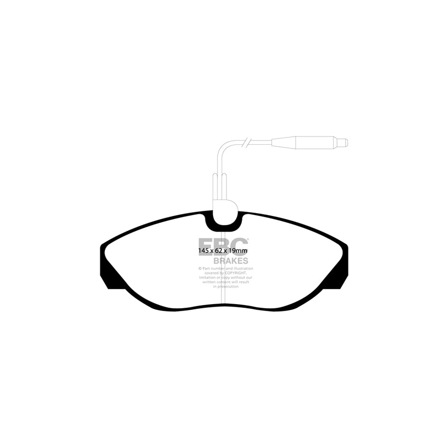 EBC DP1024 Citroen Fiat Peugeot Ultimax Front Brake Pads 2 | ML Performance UK Car Parts