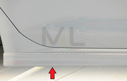 Rieger 00059602 VW Mk8 Golf Side Skirt (GTI, GTD & GTE) 8 | ML Performance UK Car Parts