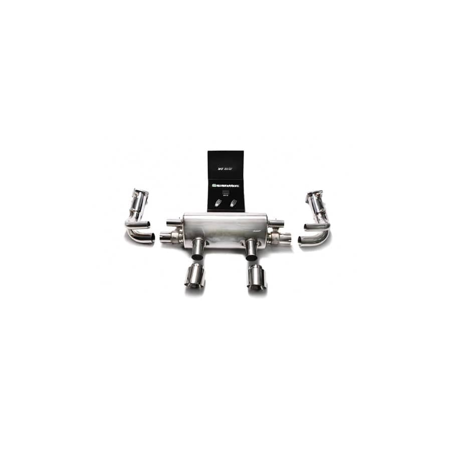 Armytrix P92C4-CD+P92C4-QS24M Sport High-Flow Valvetronic Exhaust System Porsche 991.2 Carrera 2017-2019 with Quad Matte Black 3.5"  | ML Performance UK UK Car Parts