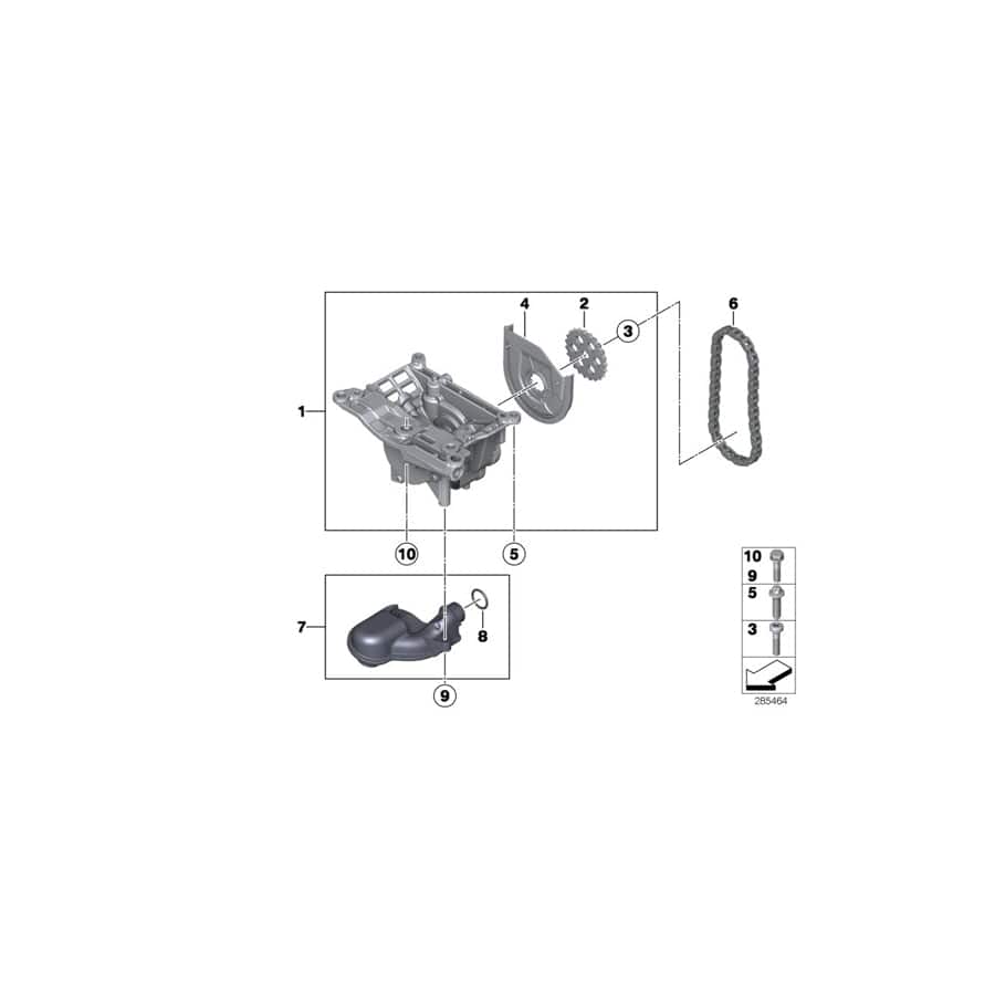 Genuine BMW 11417823206 F13 F36 F10 Intake Pipe With Gasket (Inc. 640d, 730d & 530d) | ML Performance UK Car Parts