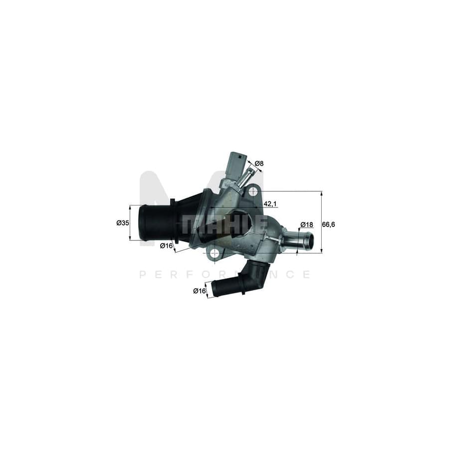 MAHLE ORIGINAL TM 1 105 Engine thermostat Opening Temperature: 105��C, with seal, with sensor | ML Performance Car Parts