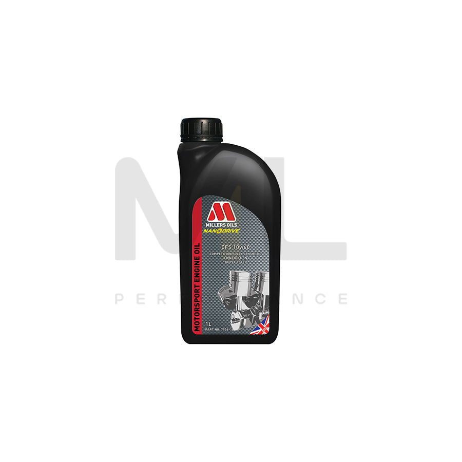Millers Oils Motorsport CFS 10w40 Fully Synthetic Engine Oil 1l | Engine Oil | ML Car Parts UK | ML Performance
