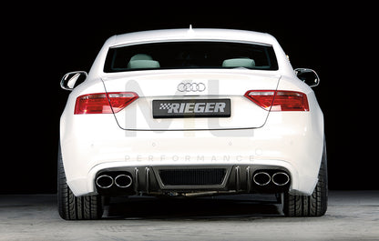 Rieger 00099061 Audi B8 B81 Rear Diffuser (A5 & S5) 4 | ML Performance UK Car Parts