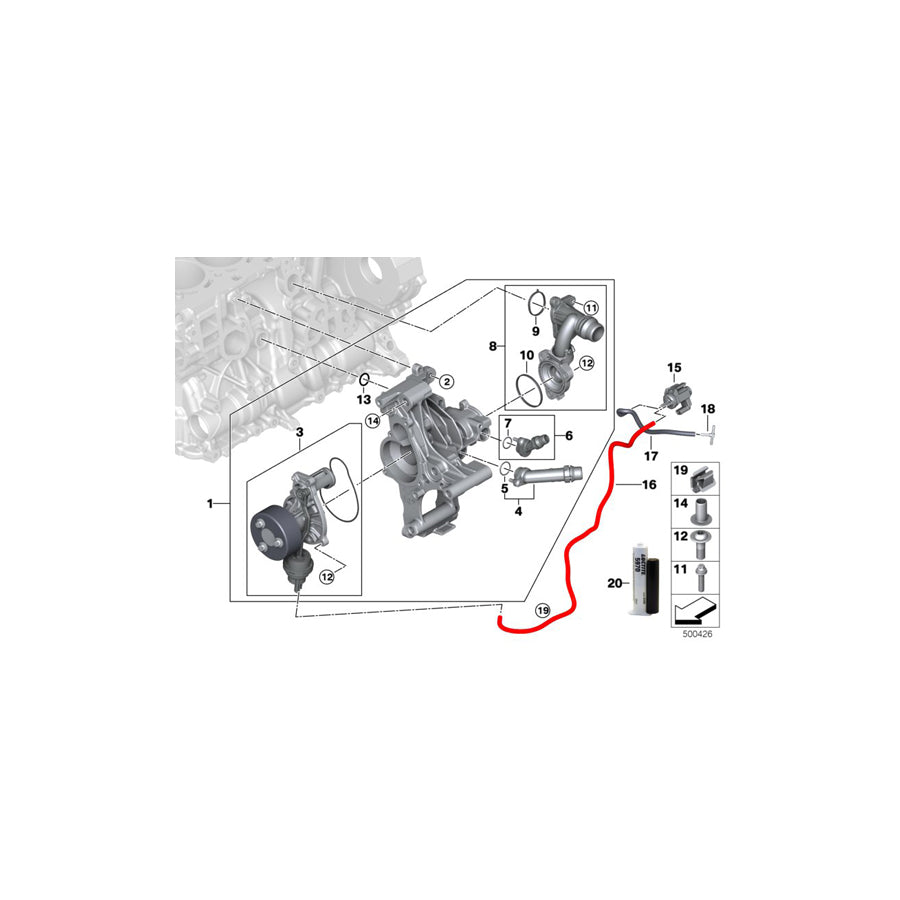 Genuine BMW 11518479263 G30 G20 G31 Connector (Inc. 318d, 520d & X3 18d) | ML Performance UK Car Parts