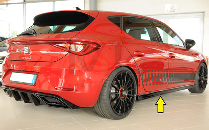 Rieger 00088224 SEAT Leon KL Side Skirt 6 | ML Performance UK Car Parts