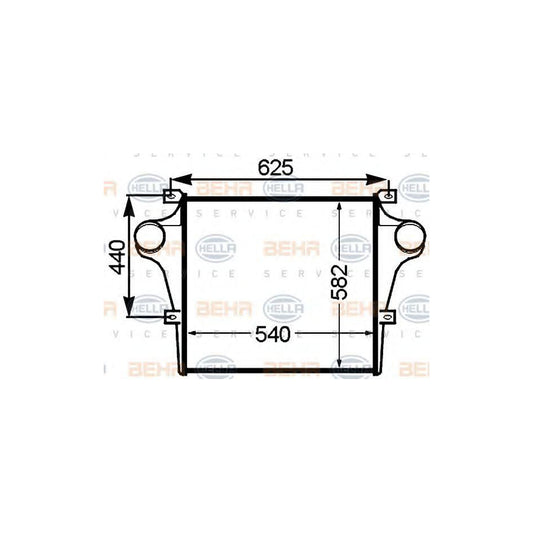 Hella 8ML 376 776-761 Intercooler