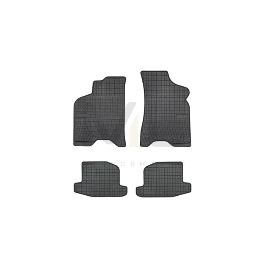 FROGUM Tailored 546252 Floor mat set for SEAT Arosa (6H) Elastomer, Front and Rear, Quantity: 4, Black | ML Performance Car Parts
