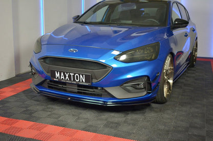 Maxton Design Ford Focus ST / ST-Line MK4 Front Splitter V.4